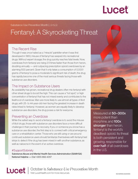 Fentanyl: A Skyrocketing Threat | Article