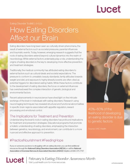 How Eating Disorders Affect Our Brain | Article