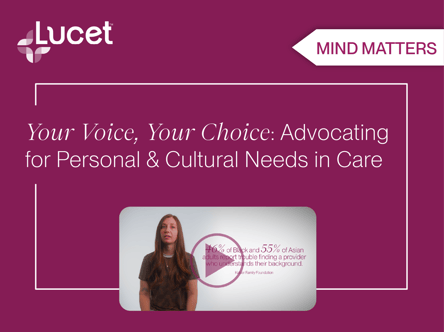Mind Matters | Your voice, your choice: advocating for personal and cultural needs in care 💪 