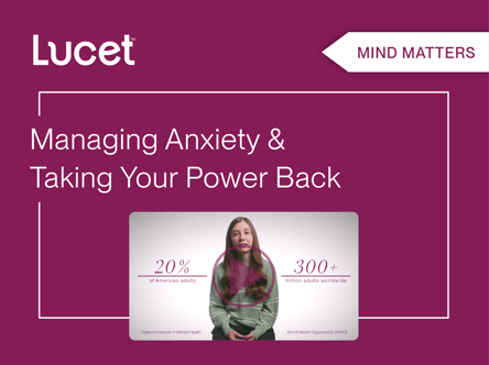 Mind Matters | Managing anxiety & taking your power back 💪