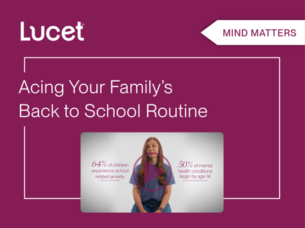 Mind Matters | Acing your family’s back-to-school routine 🍎