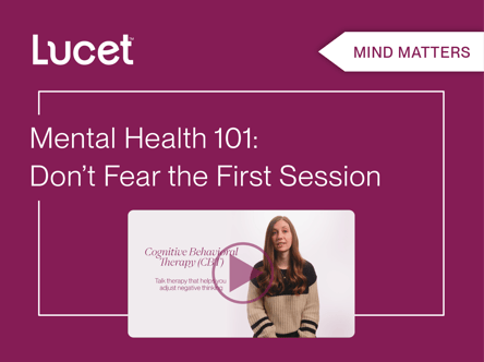 Mind Matters | Therapy 101: Don't fear the first session 🛋️