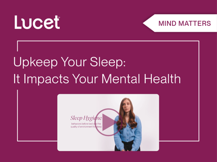 Mind Matters | Upkeep your sleep 😴