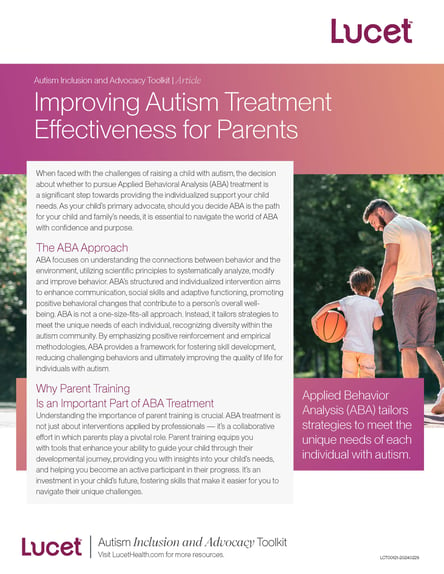 Improving Autism Treatment | Article