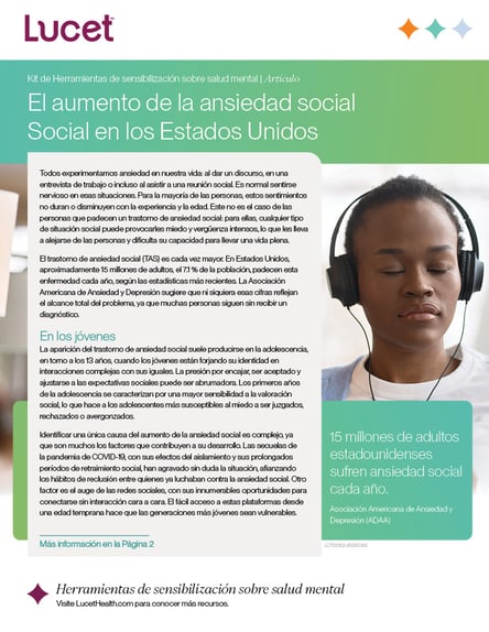 El aumento de la ansiedad social Social en los Estados Unidos | Artículo