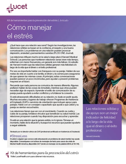 Cómo manejar el estrés | Artículo