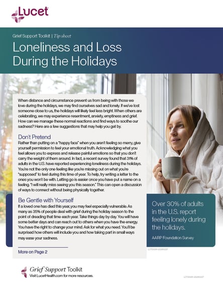 Loneliness and Loss During the Holidays | Article 