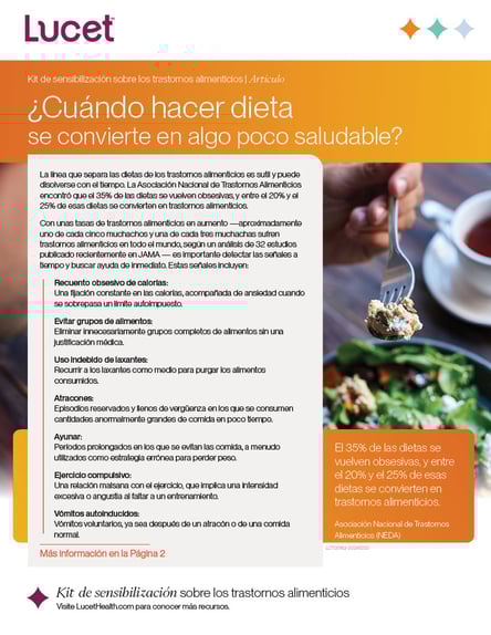 ¿Cuándo hacer dieta se convierte en algo poco saludable? | Artículo