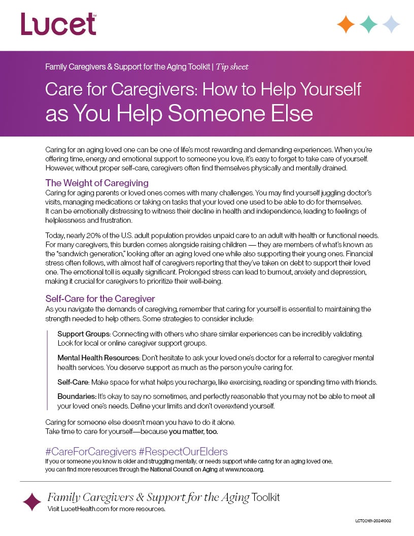 TipSheet-Care-for-caregivers-how-to-help-yourself