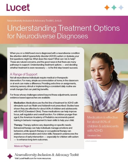Understanding Treatment Options for Neurodiverse Individuals | Article