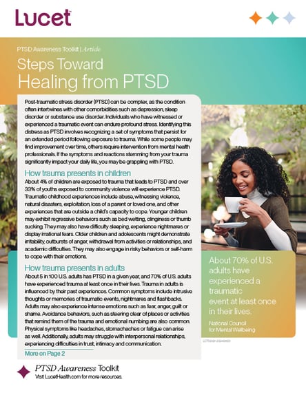 Steps Toward Healing from PTSD | Article