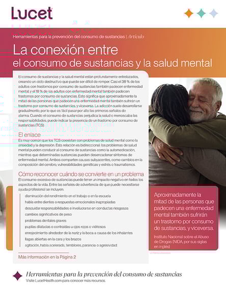 La conexión entre el consumo de sustancias y la salud mental | Artículo